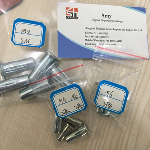 Düz havşa kafa 304 paslanmaz çelik m8 somun perçin alüminyum dişli perçin somun perçin somunu - Product Image 5