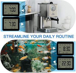 EU Electronic Digital Plug-in Timer, programmier bare Timer-Buchse mit LCD-Display - Product Image 5