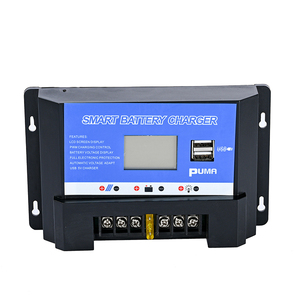10 a 20 a 30 a lithium-eisen lifepo4 Akkuladegeräte Regulatoren Stabilisatoren 12 V 24 V automatisch doppel-USB PWM-Solarladeregler - Product Image 3
