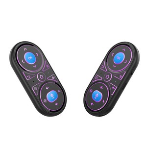 7-farbige hintergrund beleuchtete Voice Air Mouse-Fernbedienung Eingebaute wiederauf ladbare Batterie unterstützt IR-Lernen - Product Image 1