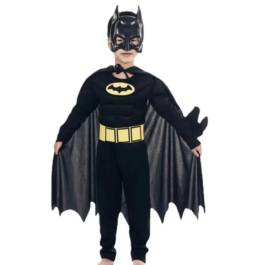 Superheld Kinder Junge Batmans Kostüm Fledermaus Junge Maskerade Cosplay Batmans Kostüm