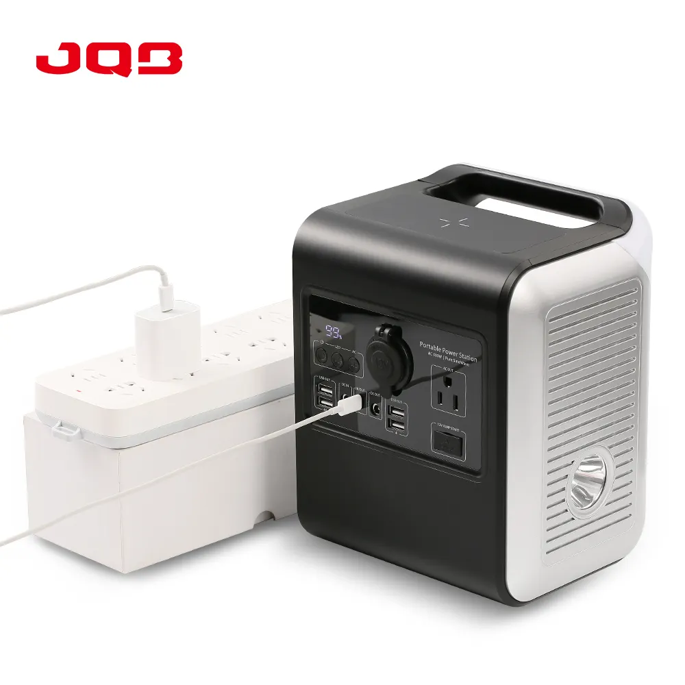 JQB Produk Panas Generator Surya Besar Kapasitas 150000MAh 500Wh Ukuran Kecil Pembangkit Listrik Portabel Jump Starter