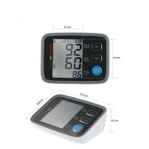 Finicare 스마트 가압 팔 스타일 힌트 대형 LCD 백라이트 자동 전원 오프 의료 혈압 모니터 성인 - Product Image 2