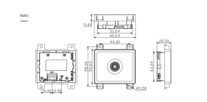 A EM1430 TTL 1D 2D USB UART RS232 Mini código QR Módulo de escaneo integrado motor lector de código QR escáner de código de barras para quiosco de pago - Product Image 5