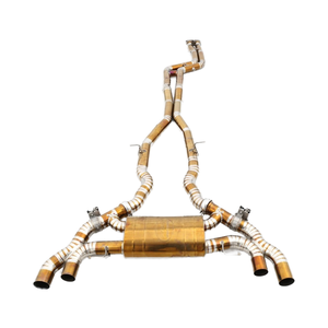 מערכת פליטה לב.מ.וו X3M F97 X4M F98 3.0T ביצועים גבוהים, צינור אמצעי עם שסתום, משתיק קול עם שסתום, מערכת פליטה אחורית (Catback) - Product Image 1