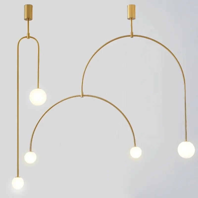 Plafonnier led suspendu circulaire en forme de boule de verre, design moderne minimaliste, luminaire décoratif d'intérieur, idéal pour un salon