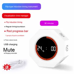 Multifunktions-Zeitmanagement-Studien tools Trainings spiel Schwerkraft sensor Flip Cube Timer Digitaler Küchen timer