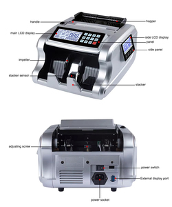 AL-6700 Money Counter With UV/MG/IR Function Counterfeit Detection <strong>Back</strong> <strong>Loading</strong> Bill <strong>Counting</strong> <strong>Machine</strong> for Multiple Currencies - Product Image 4