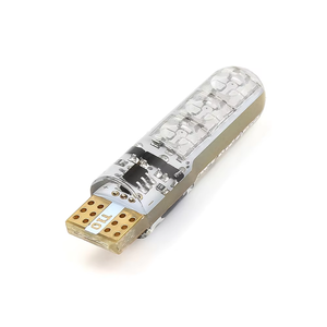 En düşük fiyat T10 5050 6SMD RGB uzaktan kumanda ile çok renk değiştirme LED lamba oto araba led iç müzik dans işık - Product Image 1
