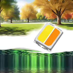 SANHUA fabrika doğrudan satış yüksek güç smd30yellow sarı ve beyaz çift renk 0.2W 0.5w 1w 2W 2 çip LED 3V 6V Amber 3000k + 6500k - Product Image 4