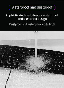 Black Switch Medical <strong>Keyboard</strong> OEM Customized Waterproof Silicone Hospital Industrial <strong>Keyboard</strong> <strong>with</strong> Backlight - Product Image 4