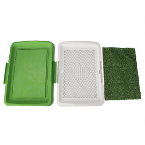高品質ペットトレーニングトイレトレイ大型スマート屋内ペット犬用トイレ草付き - Product Image 5