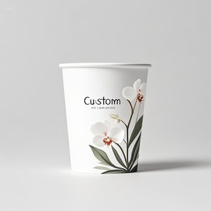 แก้วกาแฟแบบใช้แล้วทิ้งพิมพ์ลายโลโก้ได้ตามต้องการ