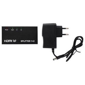 Esplitter HDMI 4K60Hz 1输入2输出分配器，适用于个人电脑高清电视显示器，支持智能EDID HDCP2.0 HDMI分配器2进1出 - Product Image 2