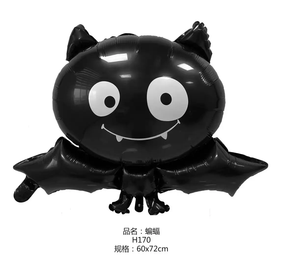 TLX ballon vente d'usine nouveau Halloween dessin animé horreur araignée ballon en aluminium fête décoration ballon fabricant