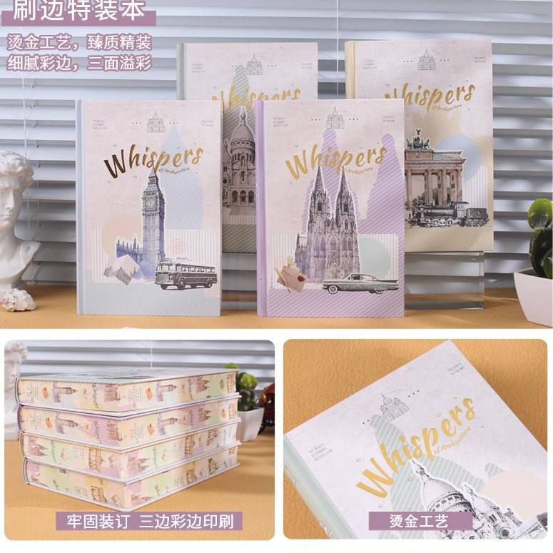 33172 - Pack spécial bords brossés "Notes de voyage"