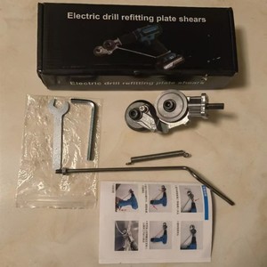 Electric Drill Plate <strong>Cutter</strong> Plate <strong>Cutter</strong> Attachment Metal Sheet <strong>Cutter</strong> Retrofit Shears Power Tools Sheet Metal Cut - Product Image 6
