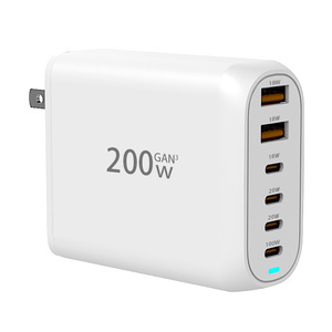 HYTO Multi Ports 200W High Power USB-C GaN <strong>Charger</strong> <strong>All</strong> in 1 Desktop PD Fast <strong>Charger</strong> Multifunction Smart USBC <strong>Chargers</strong> Adapters - Product Image 2