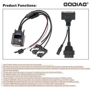 2025 GODIAG BDC2/BCP <strong>Programming</strong> Test Platform for BDC2 Diagnostics, <strong>Programming</strong>, Key Synchronization - Product Image 6