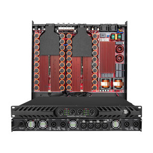 EL418 4 kanal 1U 4*1800W 4*2925W sınıf D profesyonel sahne için güç amplifikatörü dijital ses ses amplifikatörü - Product Image 3