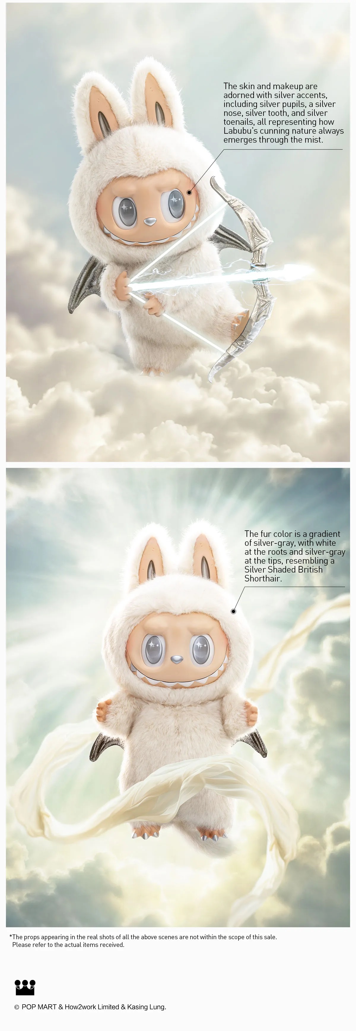 その他 POPMART Labubu Zimomo The Monster Angel The Monsters Labubu Zimomo Angel in Clouds Pop Mart
