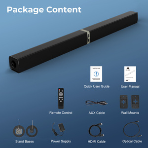 Barra de sonido para cine en casa Altavoz Soporte de mesa Sistema digital de TV con entrada de Puerto AUX/USB Rendimiento de graves extendido - Product Image 5