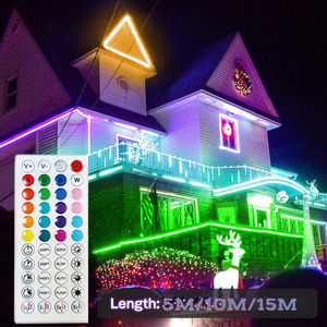 ไฟเส้น LED RGB เชือกนีออน16.4FT ไฟแอป + รีโมทควบคุมเพลงซิงค์สีนีออนเปลี่ยนเชือกไฟ - Product Image 3