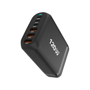 120W USB C şarj QC3.0 PD 6 USB Gan güç şarj için telefon şarj adaptörü çoklu cihazlar dizüstü Macbook - Product Image 3