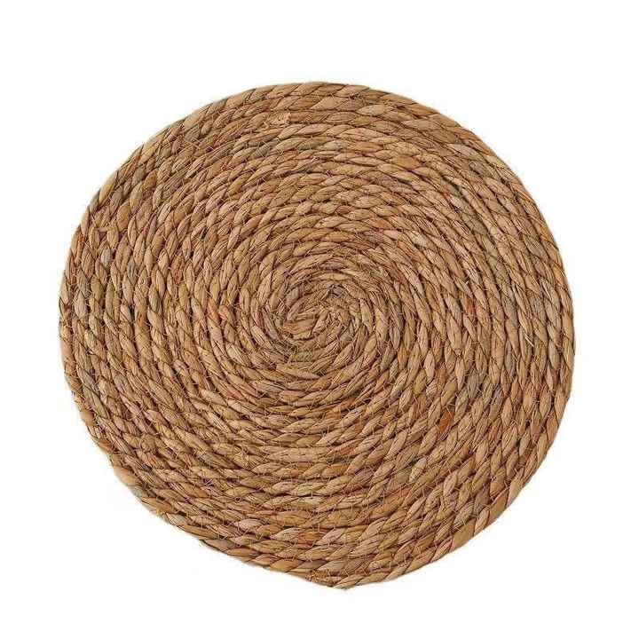 Woven Place Mats Rattan Plate Chargers Seagrass Placemat Woven Placemats Round Rattan Charger Plates