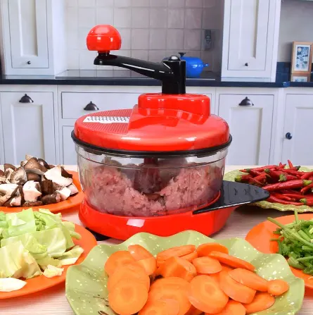 Mutfak Gadget manuel sebze soğan et sarımsak gıda parçalayıcı taşınabilir mutfak robotu