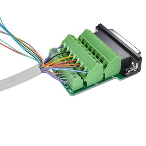 Siyah kapak ile orijinal vidakilitleme DB25 konektörü siyah kabuk d-sub 25pin erkek dişi adaptör ile VGA Terminal adaptörü - Product Image 6