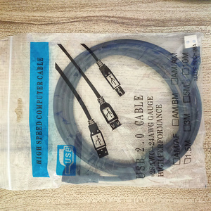 5ft USB 2.0 uzatma kablosu manyetik adaptörü ile erkek kadın örgü koruyucu bilgisayar yazıcı kamera USB cihazlar için - Product Image 4