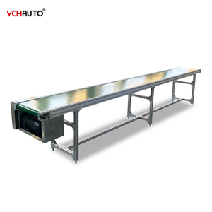 Pequeña cinta transportadora inclinada de PVC industrial de acero inoxidable, sistemas de precios, máquina transportadora de cinta de descarga de carga de camiones - Product Image 2