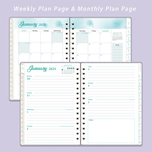 Nuevo diseño de color personalizado de alta calidad impreso cuaderno A5 espiral cuaderno de tapa dura con cuaderno con logotipo - Product Image 3