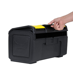 带可拆卸工具托盘的重型塑料工具箱 - Product Image 2