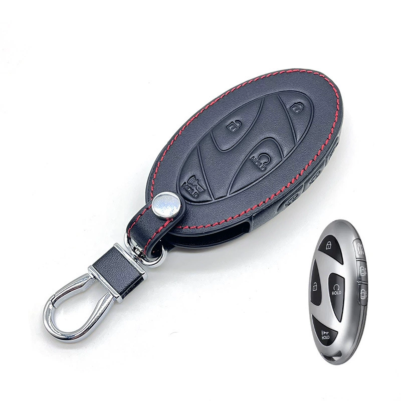 Negro con roscar rojo 7 botones