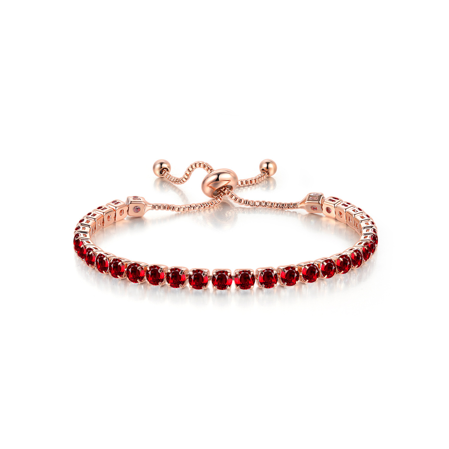 Rose Gold+Red