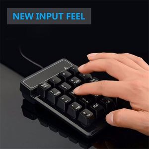 Wired USB <strong>Numeric</strong> Keypad Slim Mini Number Pad Digital <strong>Keyboard</strong> 19 Keys For Laptop PC Computer Accounting <strong>Keyboard</strong> - Product Image 2