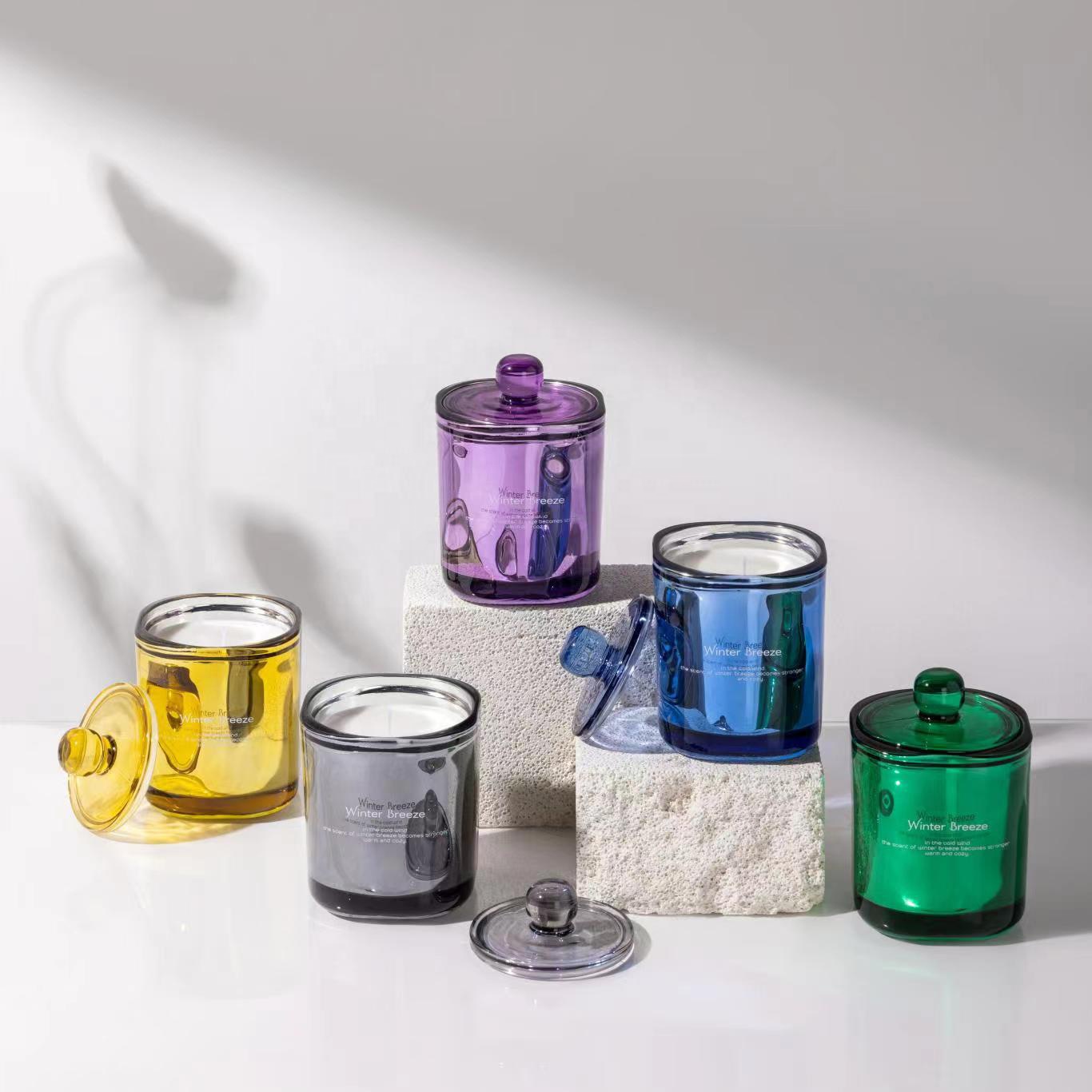 Şiir ve uzak yer renkli fincan soya balmumu aromaterapi mum ev yatak odası dekorasyon el hediye doğum günü hediyesi stokta toplu - Product Image 1