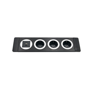 Cargador de toma de corriente oculta Multimedia, enchufes empotrados de escritorio multifunción para armario de cocina - Product Image 1