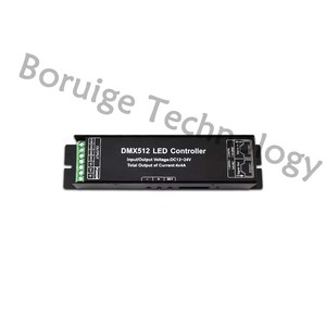 12V 24V 4A dijital ekran RGBW DMX512 denetleyici 4 kanallar RGBW Led şerit mavi diş uzaktan aydınlatma çözümü için - Product Image 4
