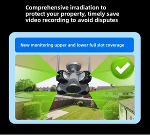 Regis 16MP 4-PTZ Ứng Dụng Không Dây Ngoài Trời IP CCTV Camera 360 ° Xoay 4-Ống Kính 4-Màn Hình An Ninh Tầm Nhìn Ban Đêm Đám Mây Được Xây Dựng Trong Còi Báo Động - Product Image 2