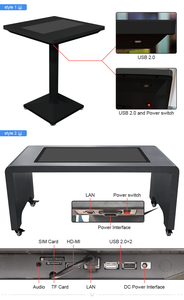 Accetta sistema Android personalizzato display digitale LCD touch screen smart table player pubblicitario - Product Image 5