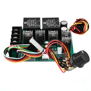 DC10-55V PWM DC Bürste Motor drehzahl regler LED Digital anzeige Vorwärts Rückwärts drehung Steuer modul Drehknopf Max 60A - Product Image 5
