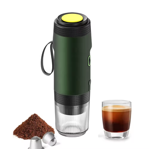 旅行ポータブルエスプレッソコーヒーマシンカーシングルサーブ屋外ワイヤレスカプセルコーヒーパウダー電気ポータブルコーヒーメーカー