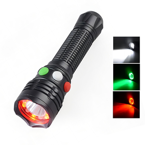 Torcia Multi-funzione Super potenza batteria al litio 18650 torcia tricolore per ferrovie con magnete - Product Image 1