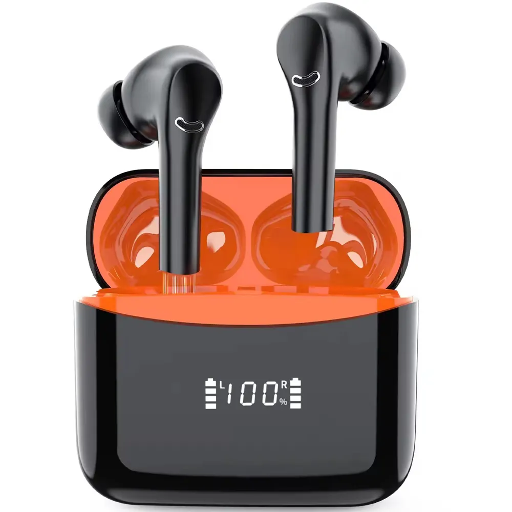 Penjualan langsung dari pabrik BT5.3 TWS Headphone J5 Pro earbud nirkabel sejati olahraga Gaming ENC earphone Noise Cancelling