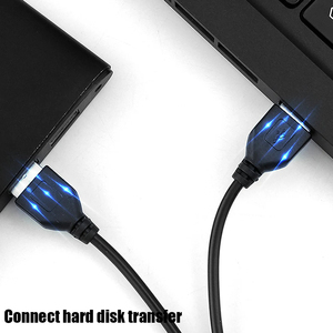 USB 2.0 uzatma kablo USB A erkek veri Sync şarj uzatma kablo kordonu USB kablosu PC dizüstü bilgisayarlar için klavye - Product Image 5