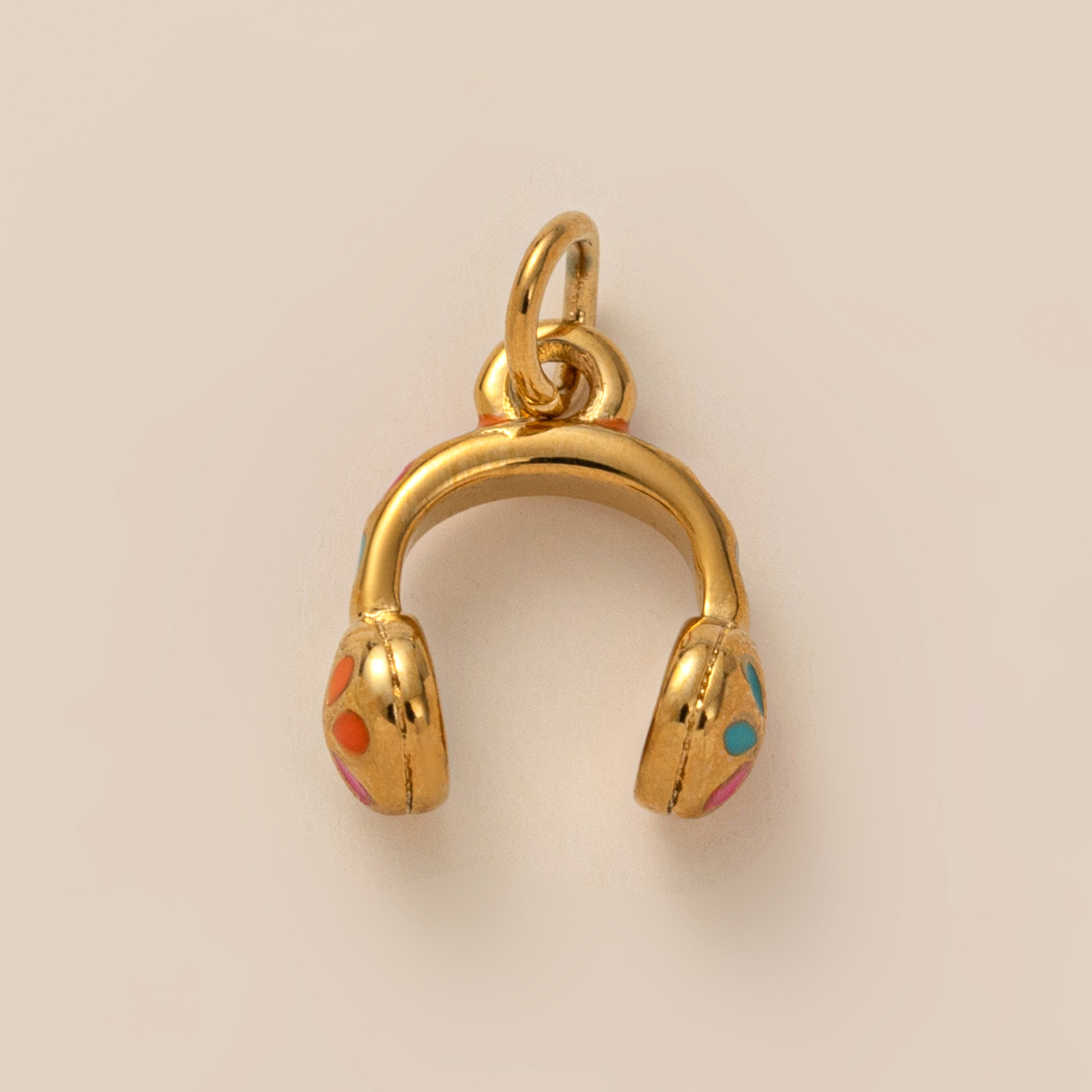 Golden headphones