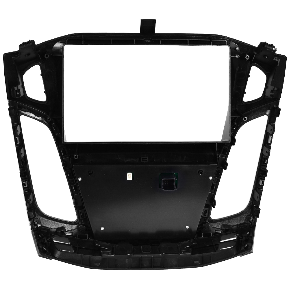 Podofo Double Din 9'' Car Radio Frame For Ford Focus 2012-2018 Stereo High-Grade ABS Plastic Radio Fascia Frame